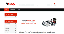 Desktop Screenshot of 1sttoyotaparts.com